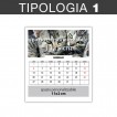  Calendar Box da tavolo 13 fogli 2024