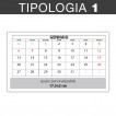 Calendar Box 2024 lungo 13 fogli