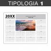 Calendario planning da tavolo plastificato 202024 23