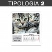  Calendar Box da tavolo 13 fogli 2024