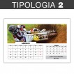 Calendario triangolare 2025 13 fogli