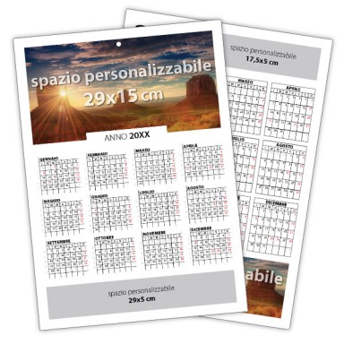  Calendario da muro mono foglio 2024 